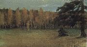 Levitan, Isaak Autumn Landscape Sweden oil painting artist